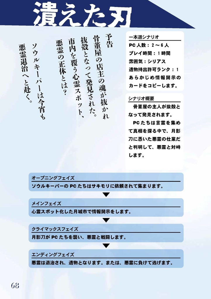 悪霊退治TRPGソウルキーパーズ