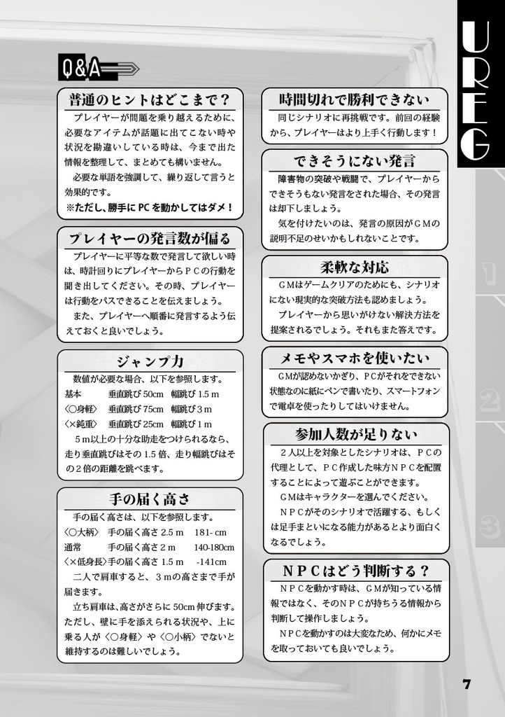 UREG(アレグ)〇〇すると、出られる部屋1・2・3【TRPG風協力脱出ゲーム Un Realistic Escape Game】