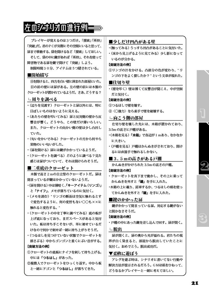 UREG(アレグ)〇〇すると、出られる部屋1・2・3【TRPG風協力脱出ゲーム Un Realistic Escape Game】