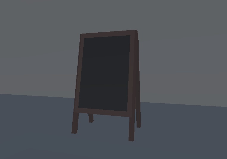 【Unity確認済み】立て看板