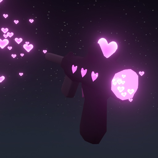 [udon vrchat] love gun with heart particle system and audio for sdk3 worlds