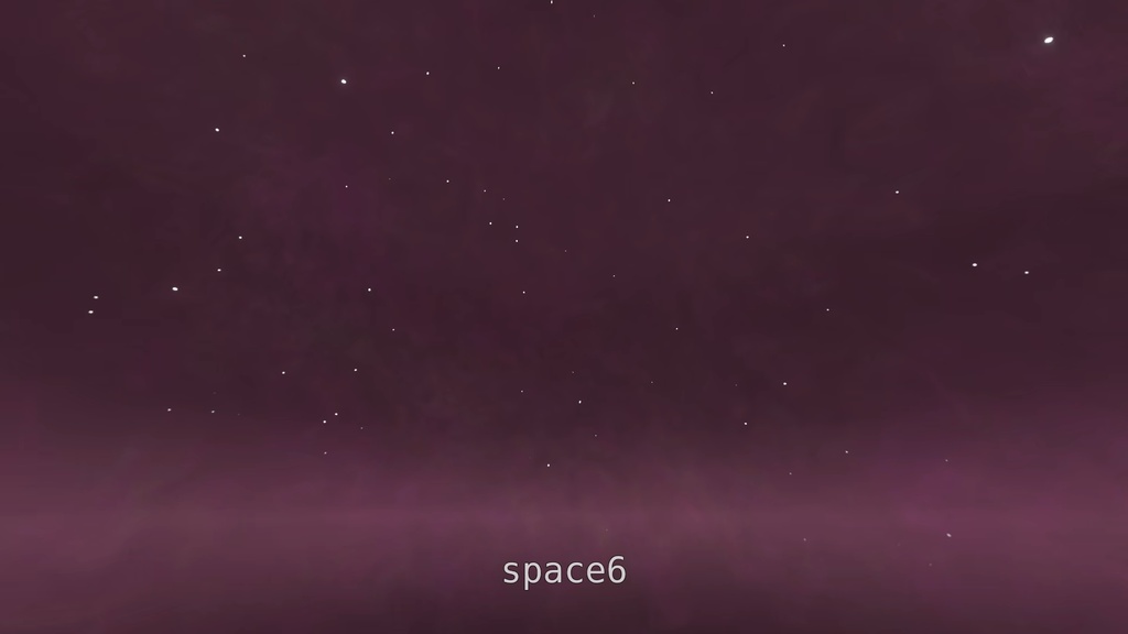 9x static panoramic skybox space (1 monochrome to change tint/color (+6 examples) overall 15x)