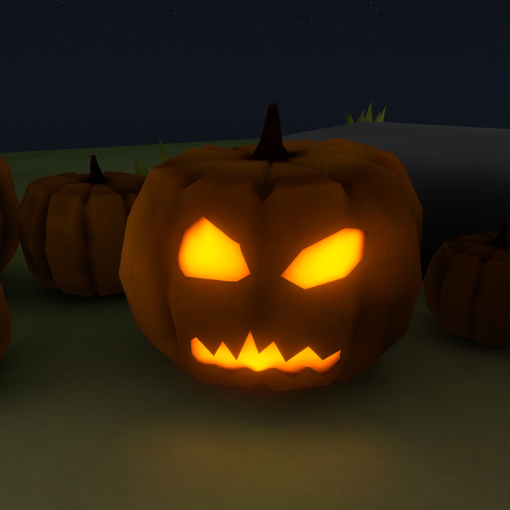 [udon vrchat] interactive halloween pumpkins for sdk3 worlds