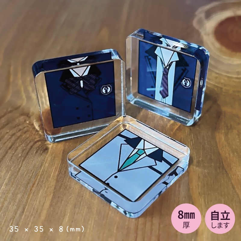 ときメモGS1 攻略可能全キャラ&主人公 アクリルブロック