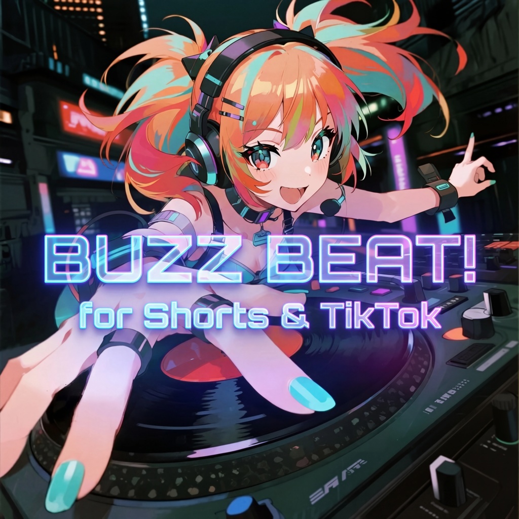 【ショート動画/TikTok】3秒で心掴む!最強ハイテンションBGM|商用利用可