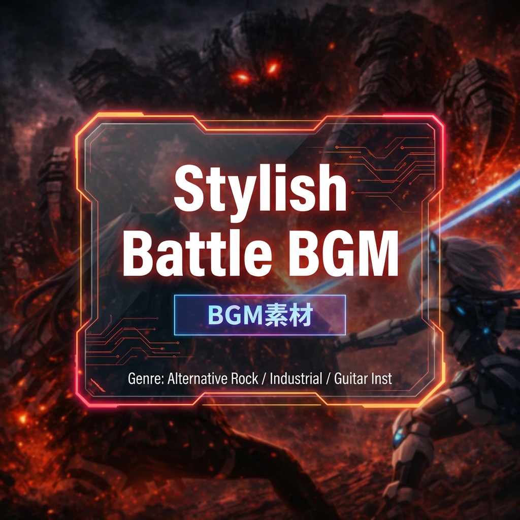 【近未来系ゲームBGM素材】Rebellion Code - Cyber Rock｜商用利用可