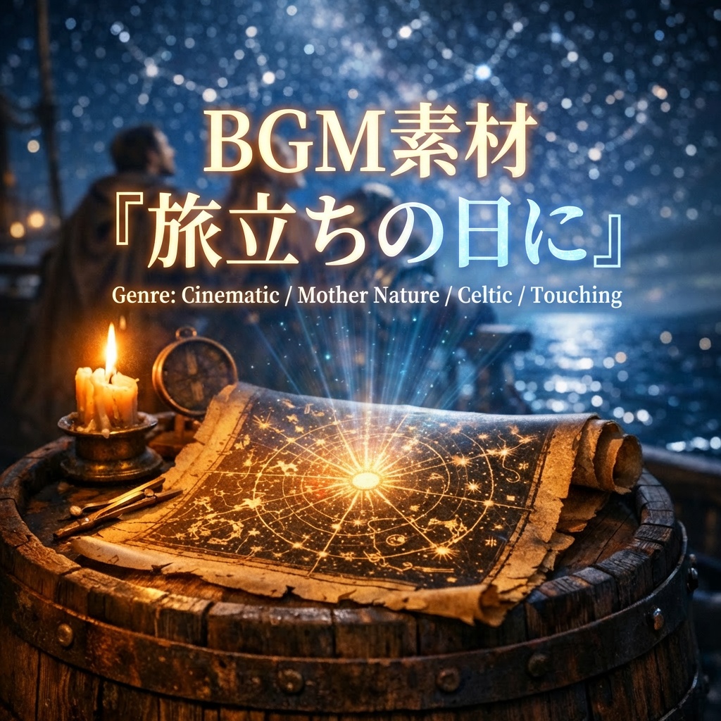 【ケルト / 壮大 / 感動的 / シネマティック】『旅立ちの日に』大自然と壮大な旅路を描くシネマティック・ケルト｜商用利用可