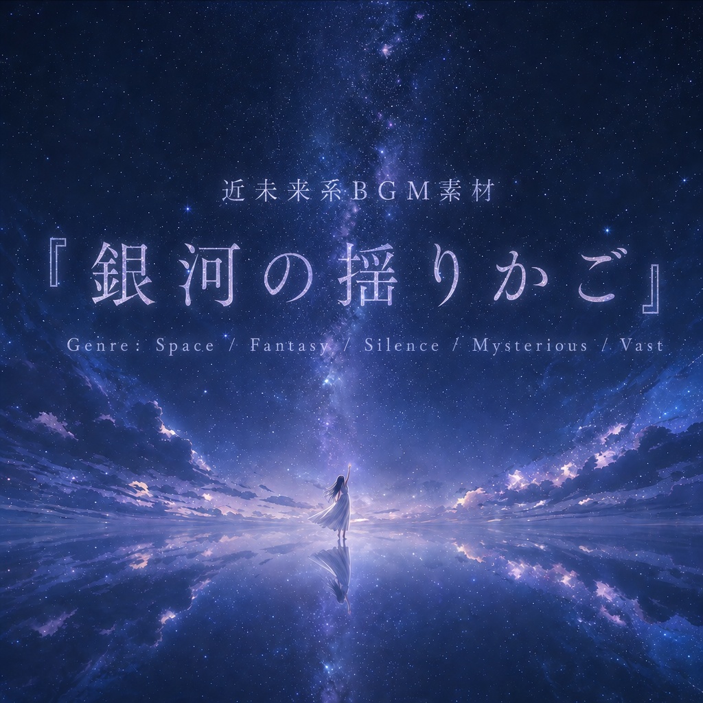 【近未来系BGM素材】『銀河の揺りかご』宇宙の静寂と星明かりのアンビエント|商用利用可