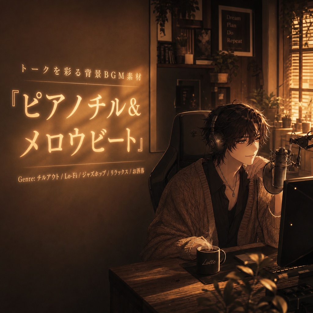 【配信用BGM】ノスタルジックで心地よい夜のLo-Fiビート｜商用利用可