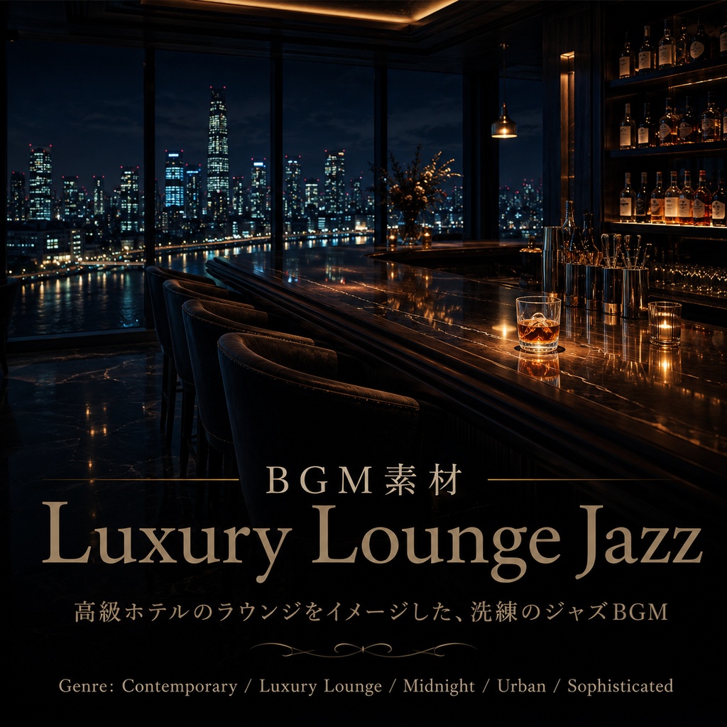 高級ホテルラウンジ風ジャズBGM【雑談配信・YouTube用】｜商用利用可