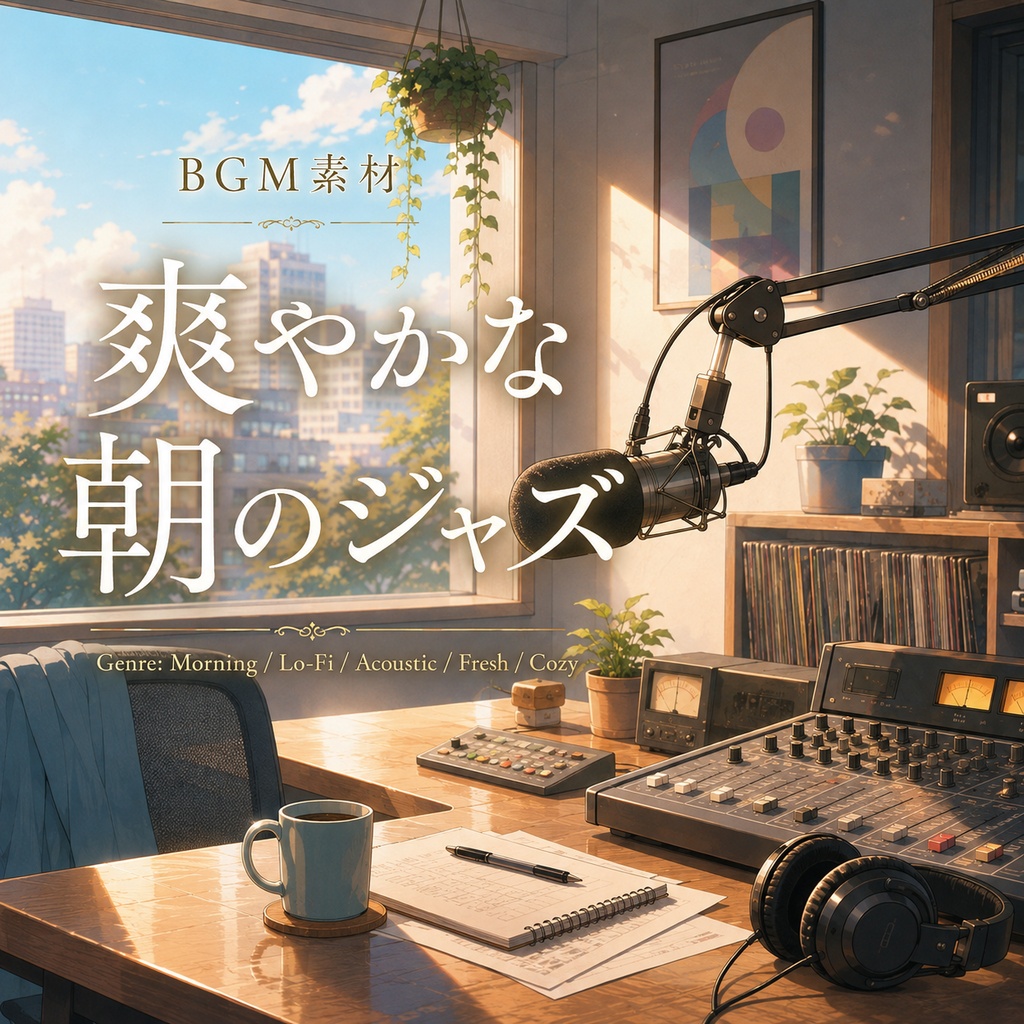 【配信・動画用BGM】爽やかな朝のローファイジャズ|商用利用可