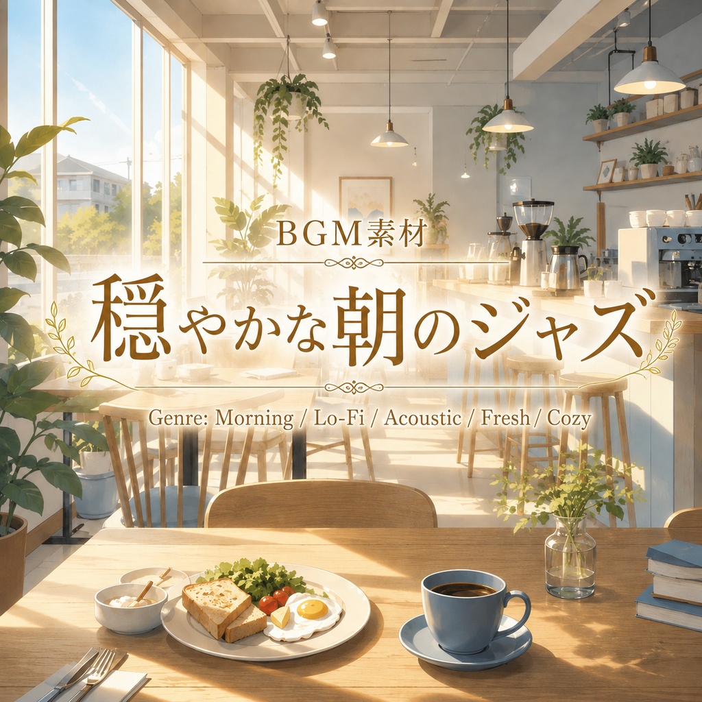 穏やかな朝のローファイジャズBGM【雑談配信・YouTube用】