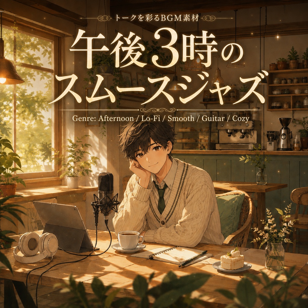 居心地の良い午後のスムースジャズBGM【雑談配信・YouTube用】｜商用利用可