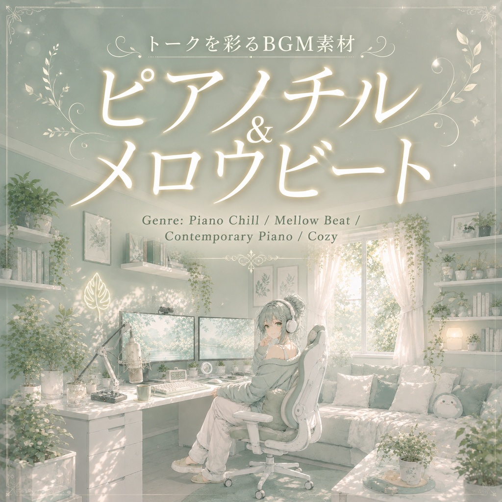 【配信・動画用BGM】やさしく寄り添うピアノチル｜商用利用可