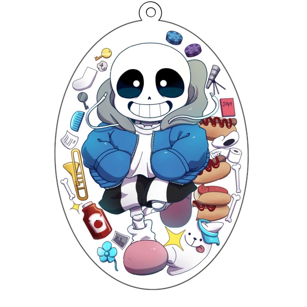 sansアクリルキーホルダー