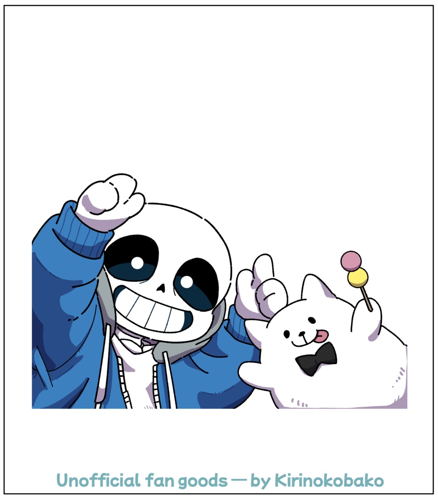 サンズとうざい犬のチェキ風アクリルキーホルダー