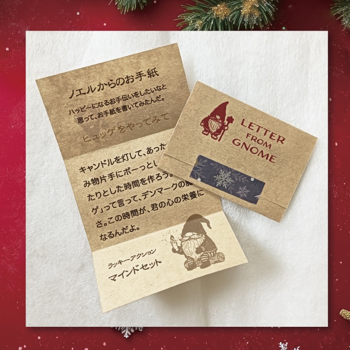 冬期限定販売 *:。*ノームからのお手紙おみくじ【24枚セット】
