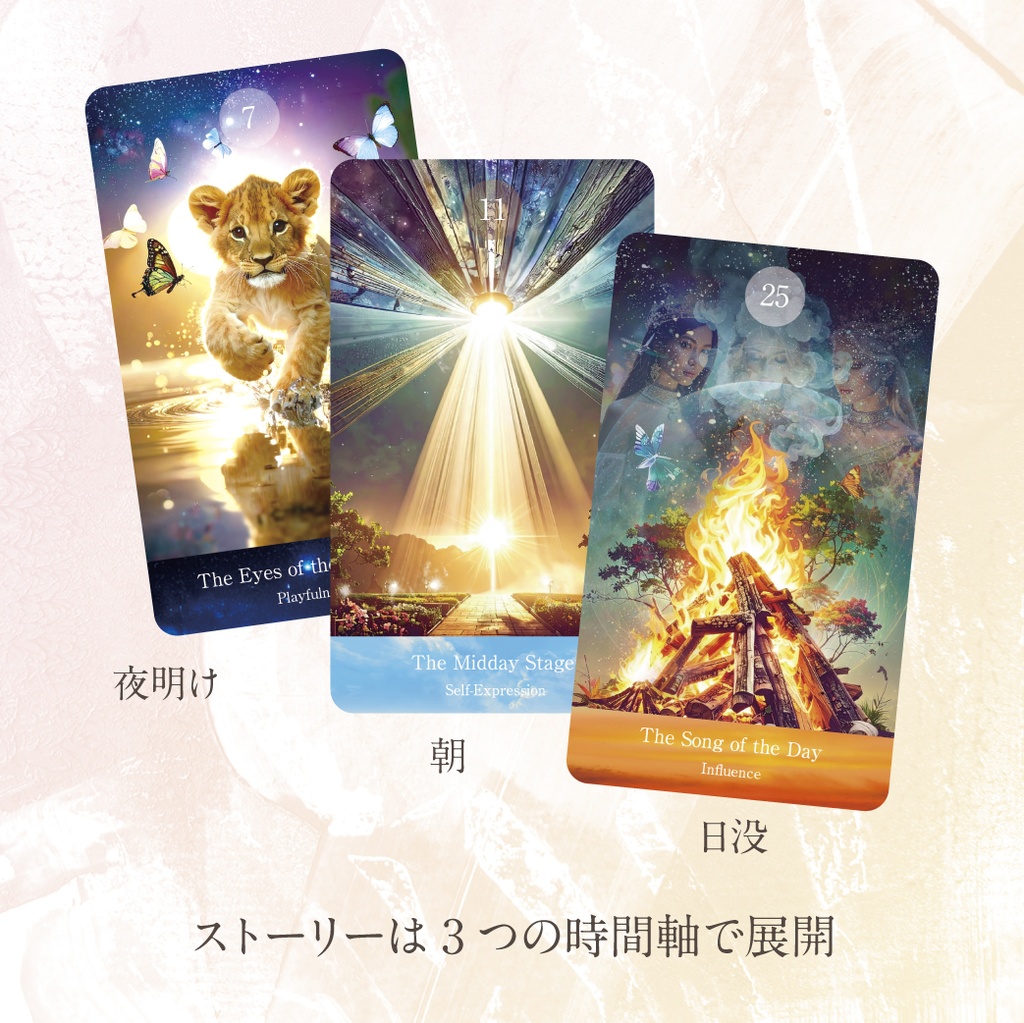 〈最新作〉THE LION'S JOURNEY〜黄金の太陽を巡る獅子座のオラクルカード〜