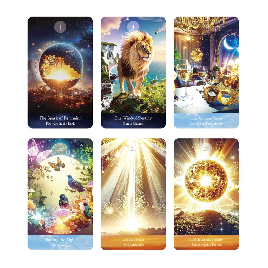 〈最新作〉THE LION'S JOURNEY〜黄金の太陽を巡る獅子座のオラクルカード〜