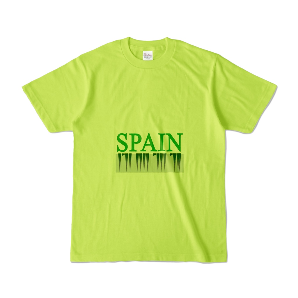 SPAIN T-シャツ【ライトグリーン】 (Musicシリーズ)