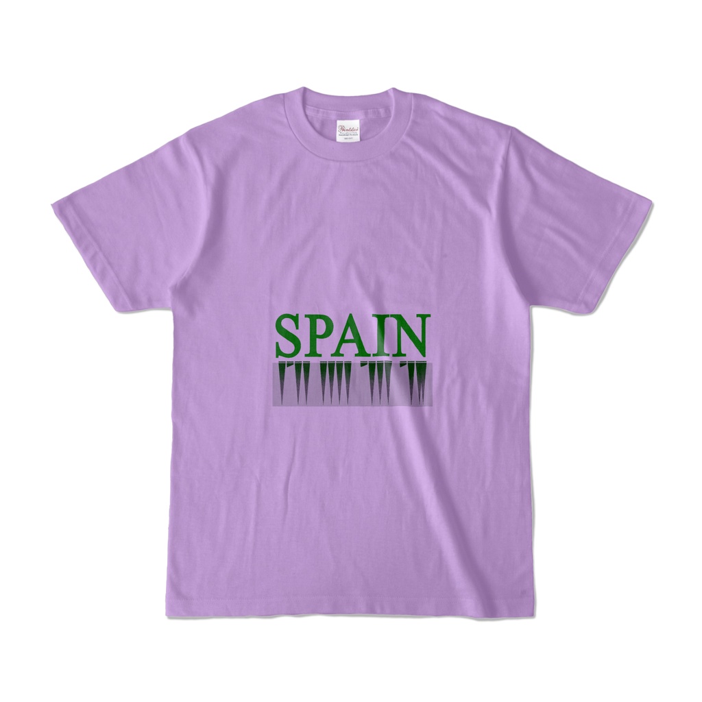 SPAIN T-シャツ【ライトパープル】 (Musicシリーズ)