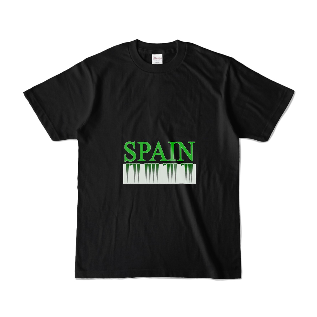 SPAIN T-シャツ【ブラック】 (Musicシリーズ)