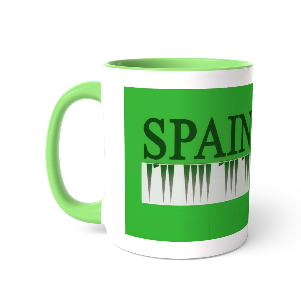 SPAIN ツートンカラーマグカップ【ライトグリーン】(Music シリーズ)