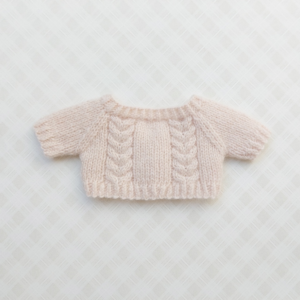 ぬい服 ニットカーディガン 15cm〜16cm