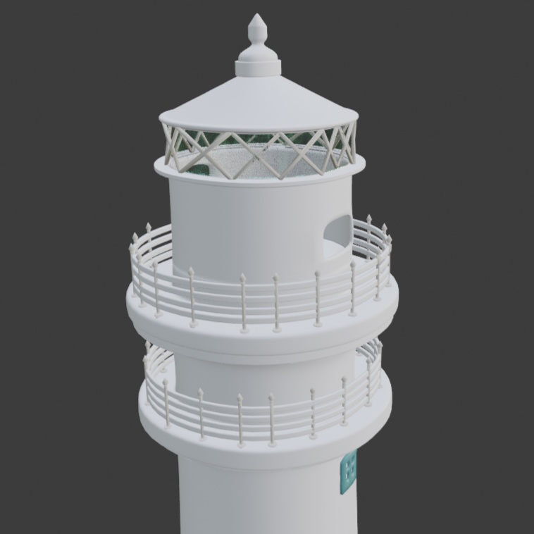 灯台(FBXモデル)