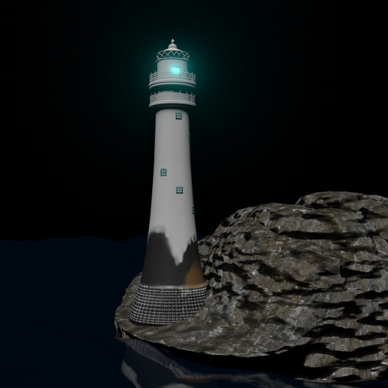 灯台(FBXモデル)