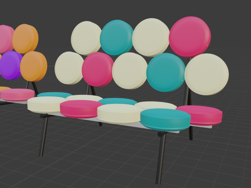 モダンなミッドセンチュリー風家具セット(22点)