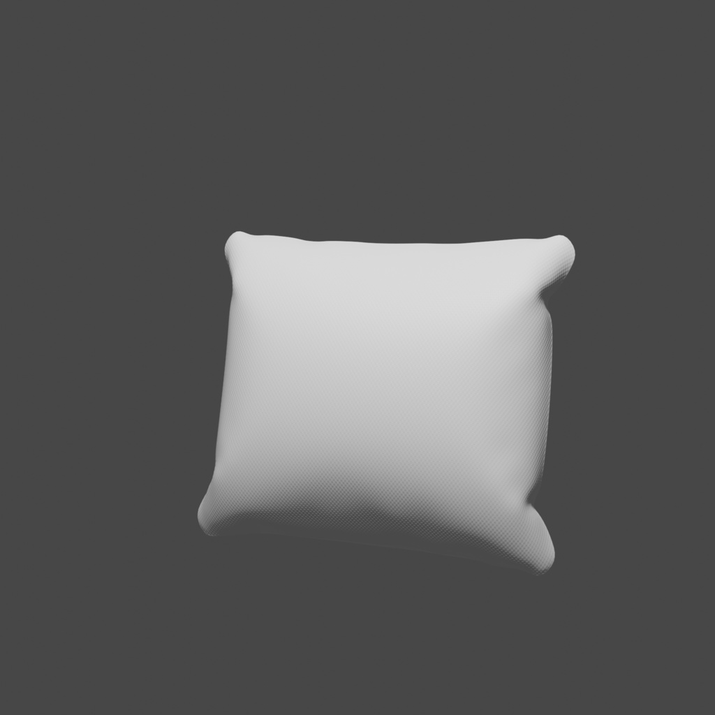 クッション (FBXモデル)