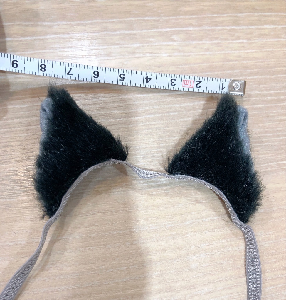 ミニぬい耳サイズ感(10 〜13cmぬい用