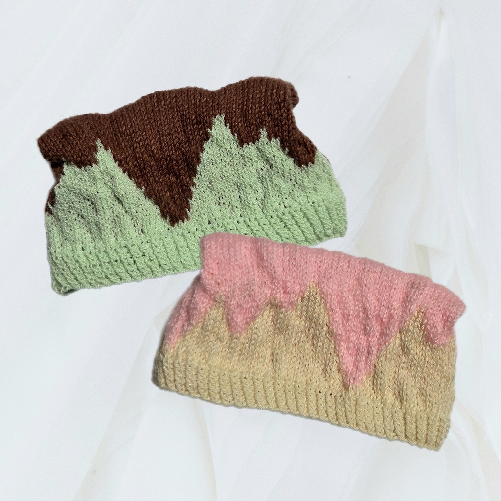 チョコっとねこ耳ニット帽