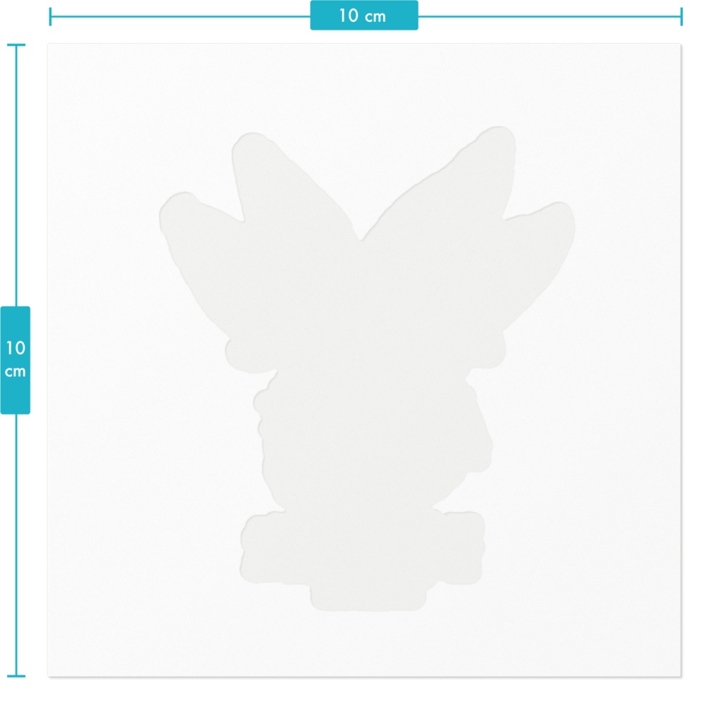 MothGirlステッカー_100 x 100 (mm)