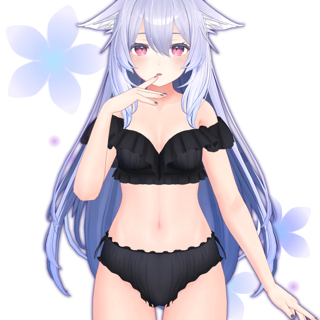 【桔梗ちゃん対応】ハートチョーカービキニ