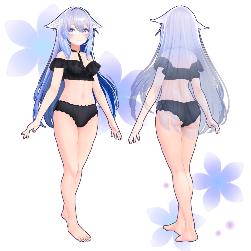 【桔梗ちゃん対応】ハートチョーカービキニ