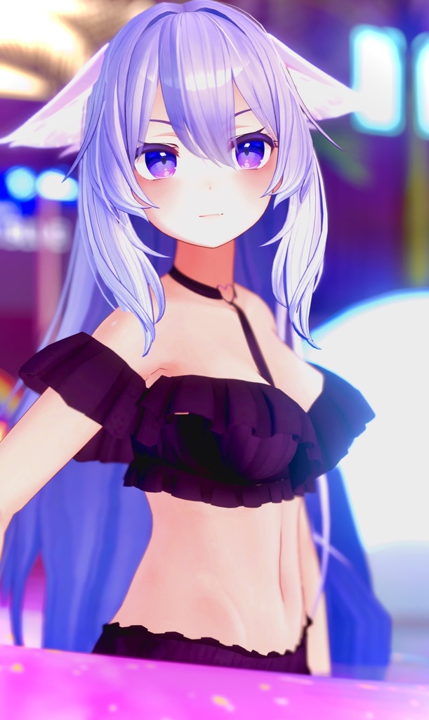 【桔梗ちゃん対応】ハートチョーカービキニ