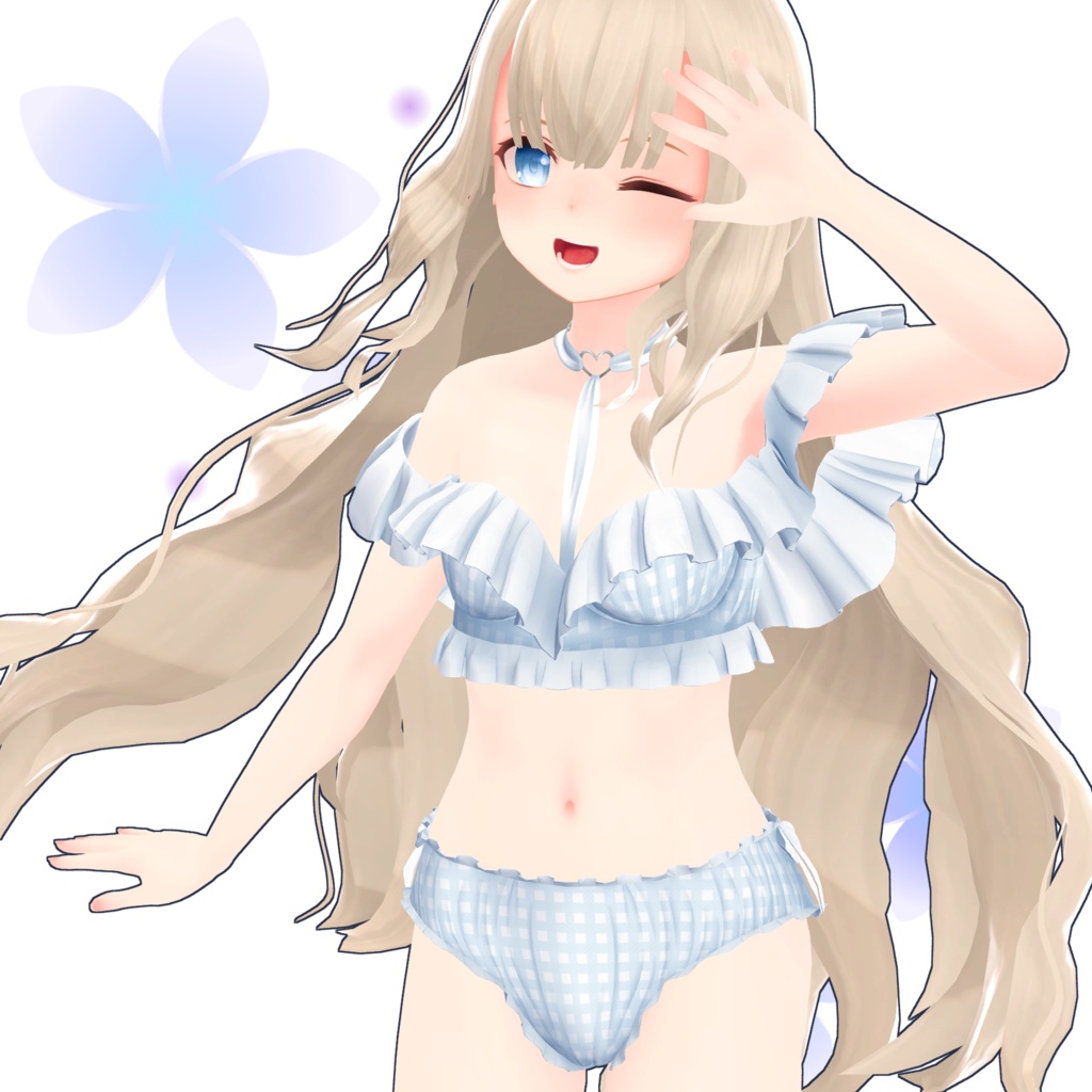 【LSBody対応】ハートチョーカービキニ