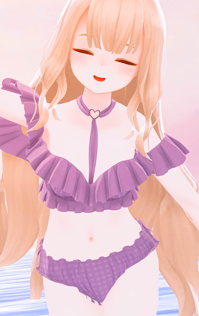 【LSBody対応】ハートチョーカービキニ