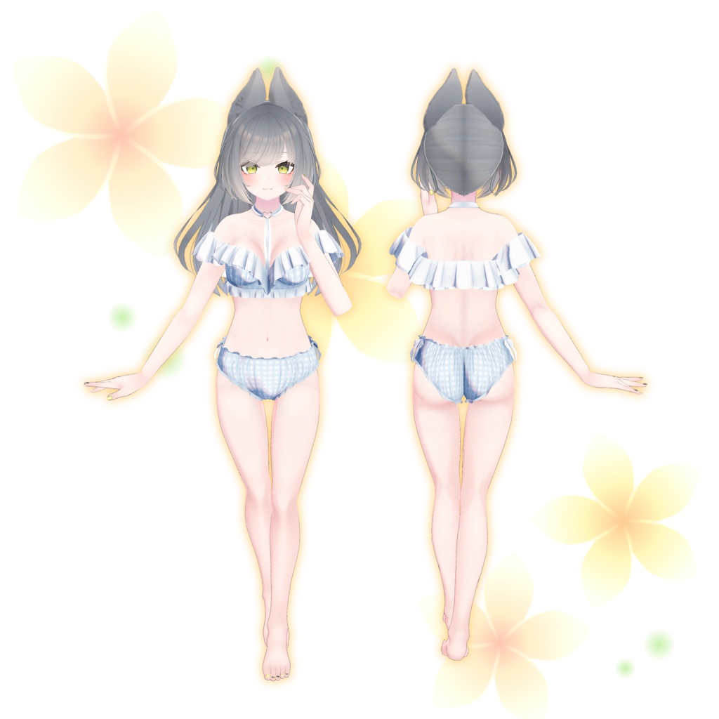 【リーファちゃん対応】ハートチョーカービキニ