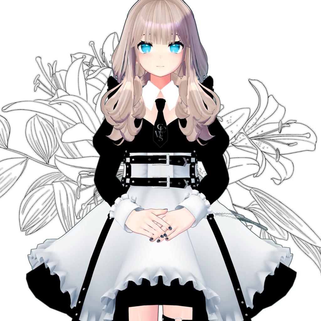 【5アバター対応】タクティカルメイド服