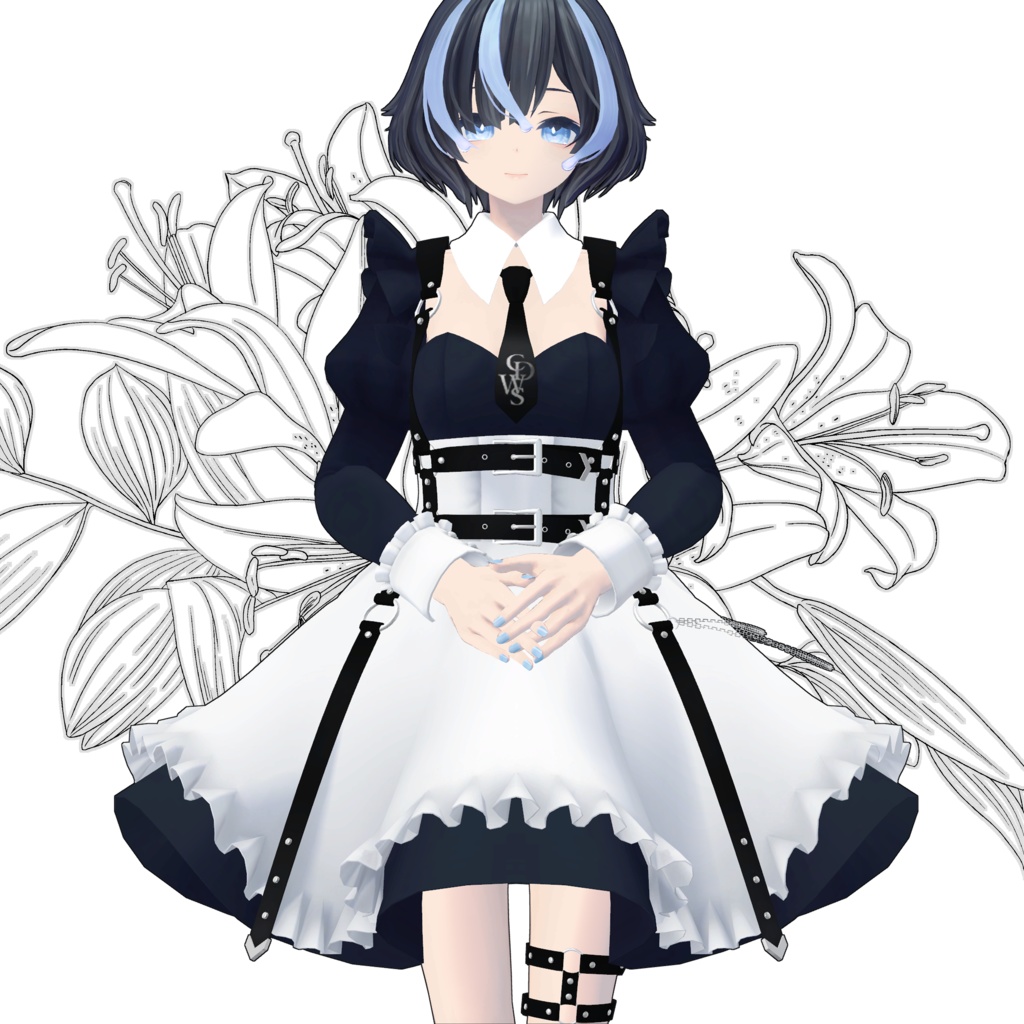 【5アバター対応】タクティカルメイド服