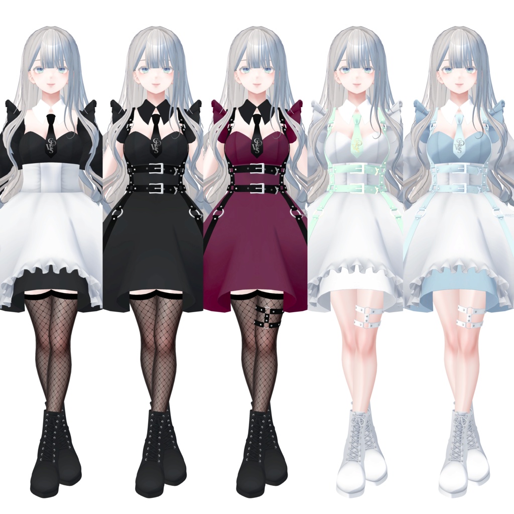 【5アバター対応】タクティカルメイド服