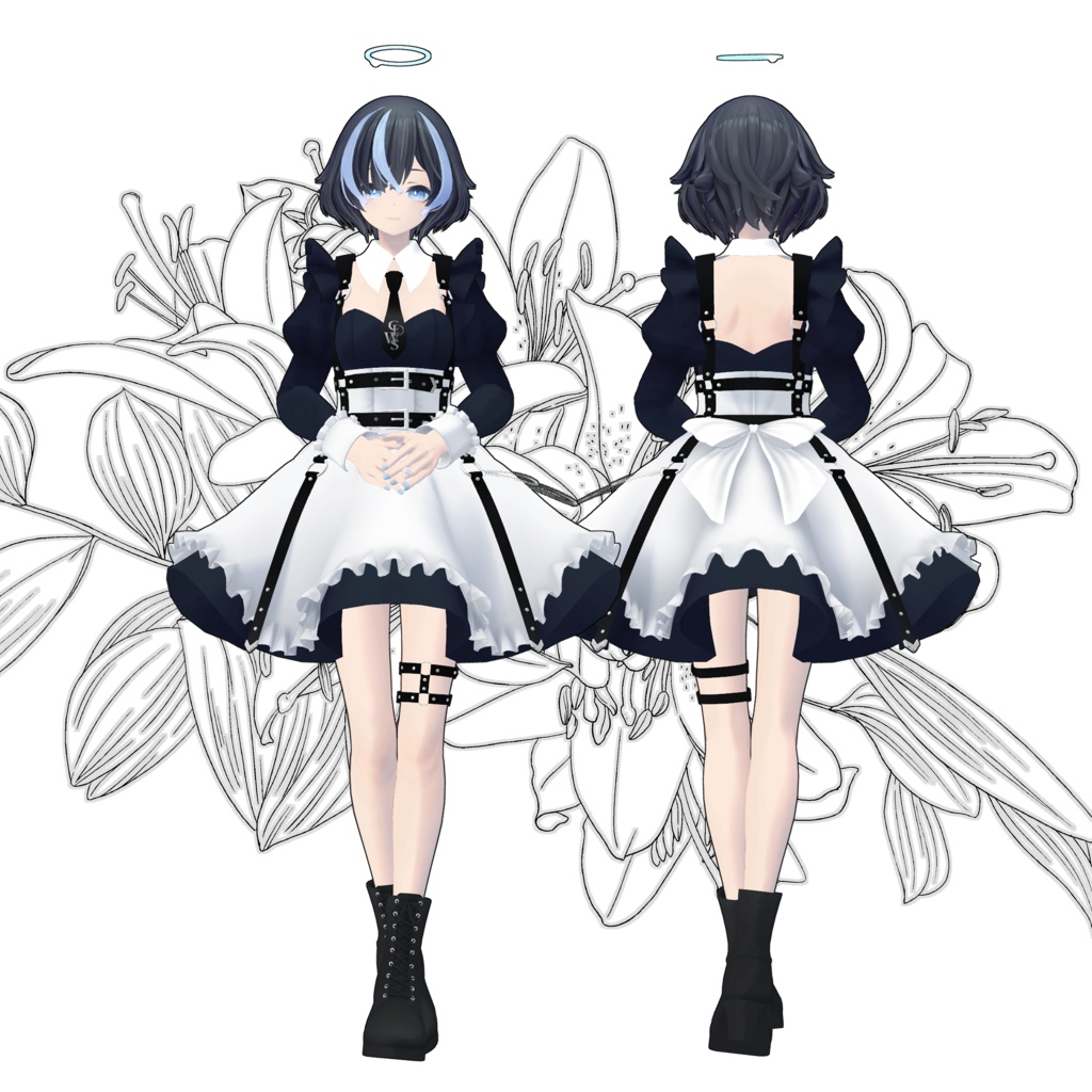 【5アバター対応】タクティカルメイド服