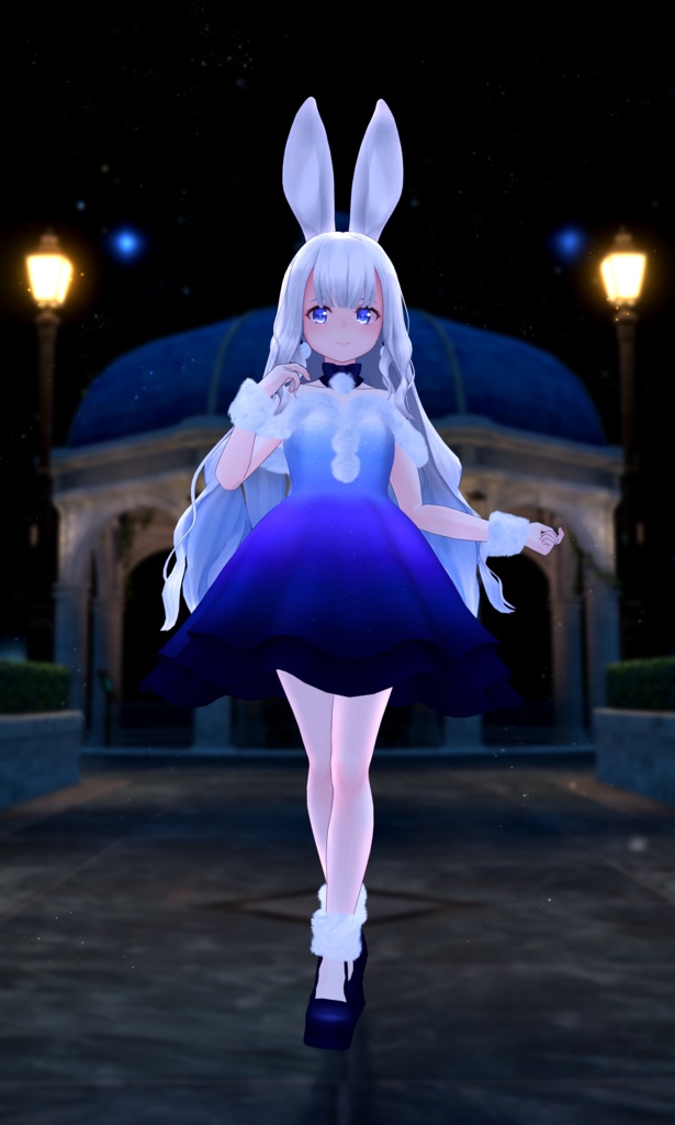 【14アバター対応】クリスマスドレス