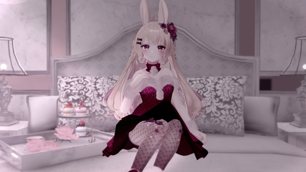 【14アバター対応】クリスマスドレス