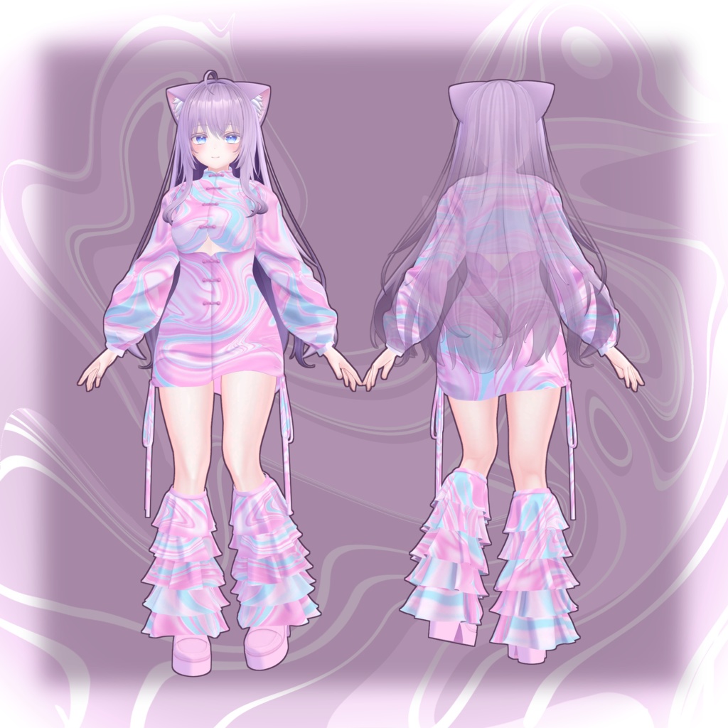 【萌ちゃん対応】チャイナパンクファッション