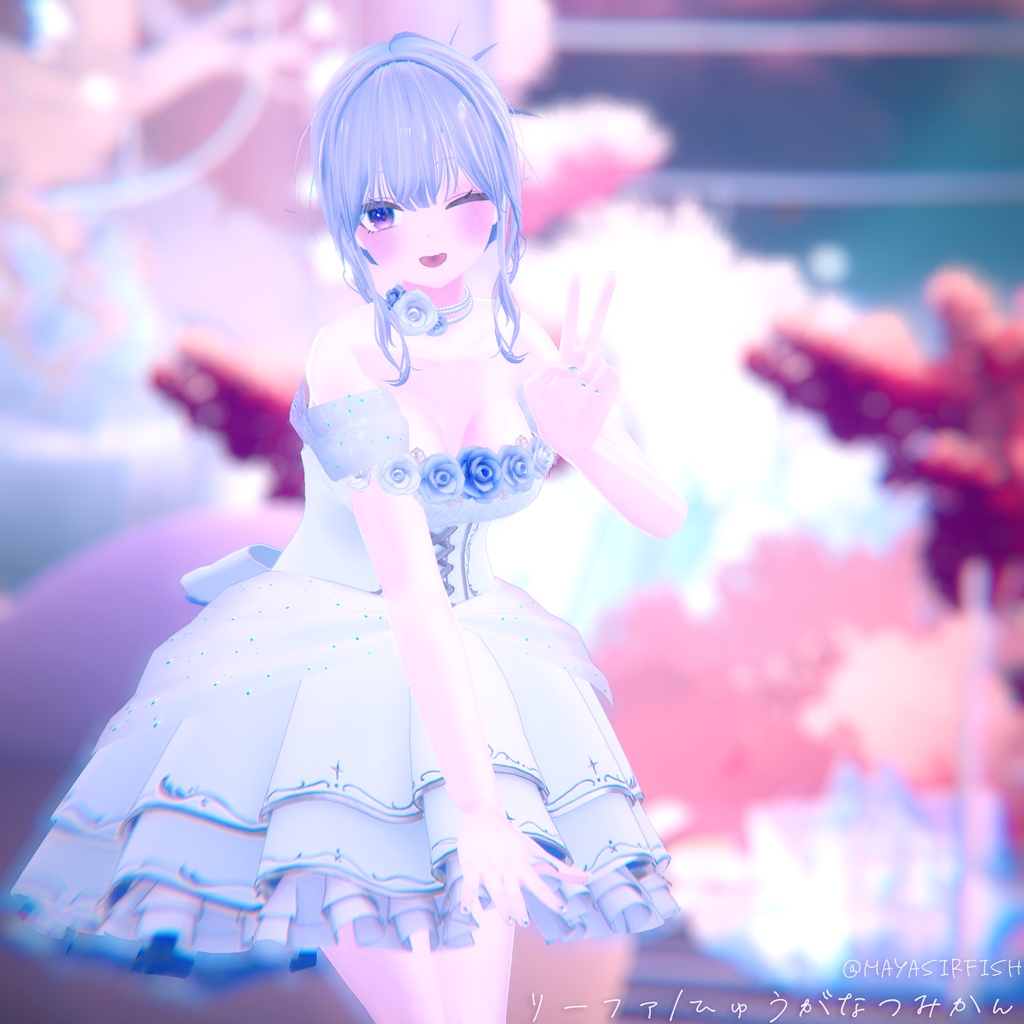 【11アバター+互換素体対応】FlowerIdolDress