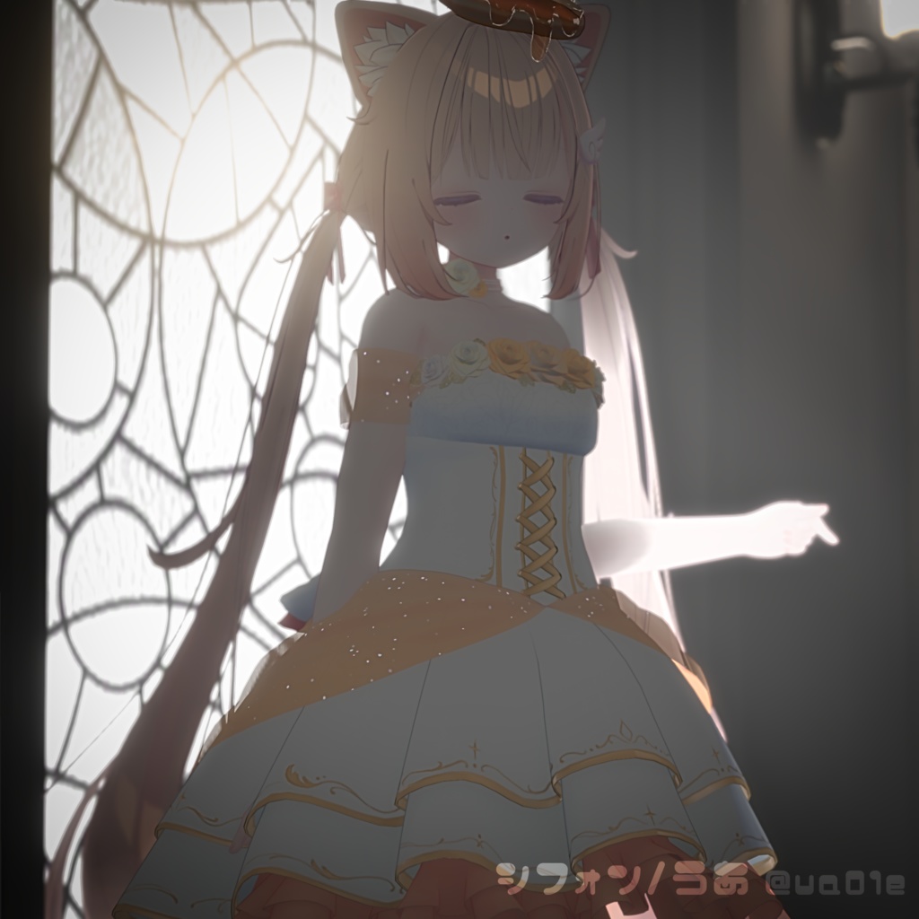 【11アバター+互換素体対応】FlowerIdolDress